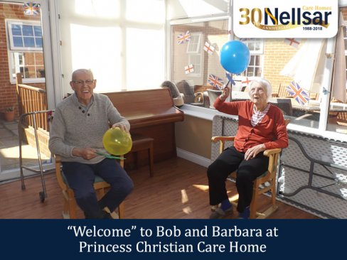 Welcome to Bob and Barbara at Princess Christian Care Home