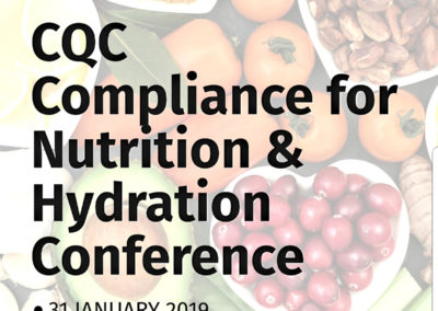 CQC Compliance for Nutrition & Hydration Conference 2019