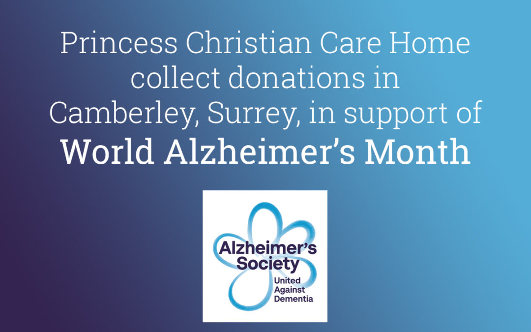 Princess Christian Care Home make local collections for the Alzheimer’s Society