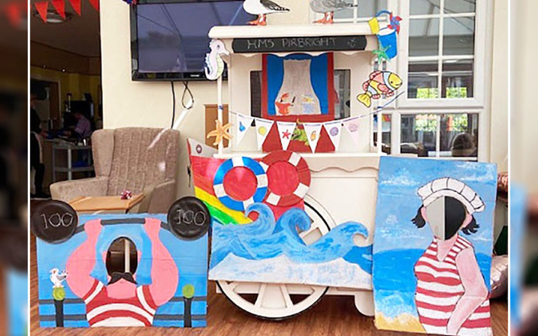 Pirbright Unit at Princess Christian win creative trolley competition