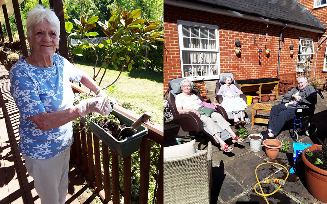 Gardening Club and birthday celebrations at Princess Christian Care Home