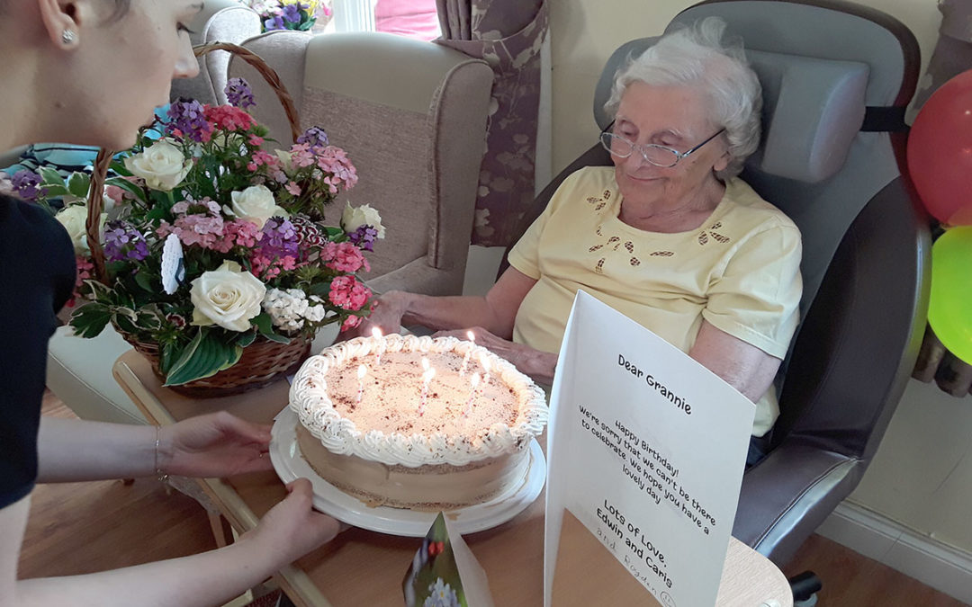 Triple birthday wishes at Princess Christian Care Home