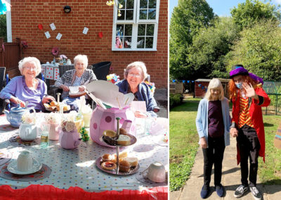 Mad Hatter tea party at Princess Christian Care Home 1