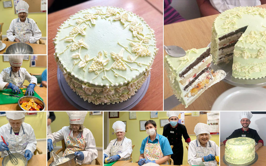Princess Christian Care Home creates winning Showstopper Cake fit for a Queen