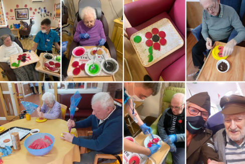 Remembrance activities at Princess Christian Care Home