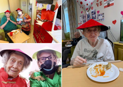 Chinese New Year themed lunch at Princess Christian Care Home