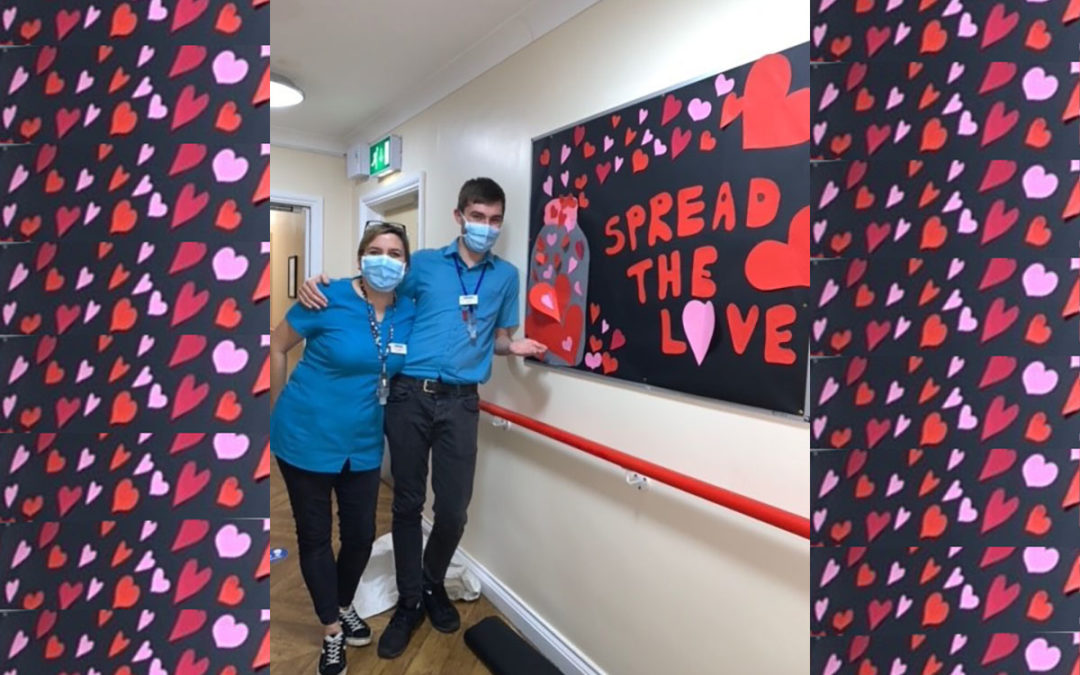 Spreading the love at Princess Christian Care Home