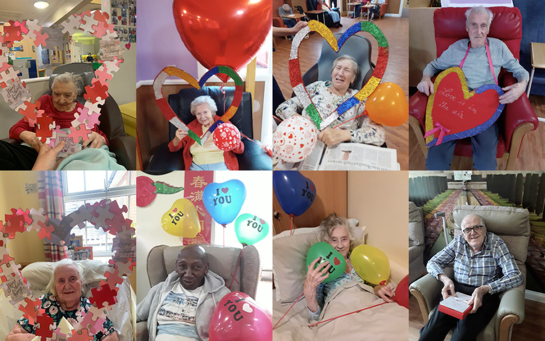 Love and balloons at Princess Christian Care Home