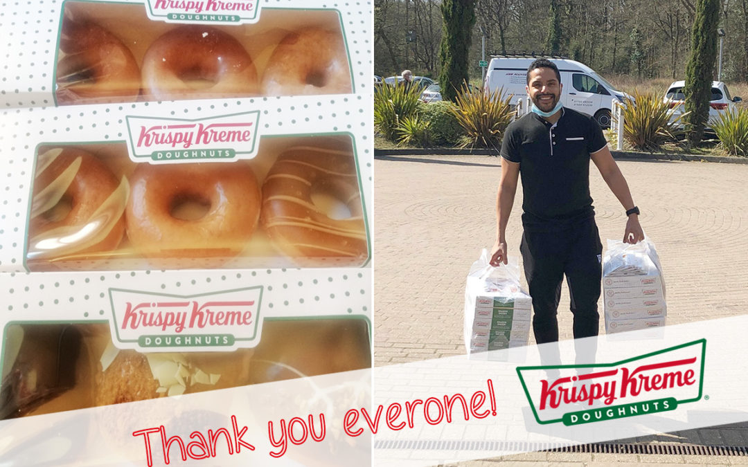 Princess Christian Care Home thank staff with doughnuts