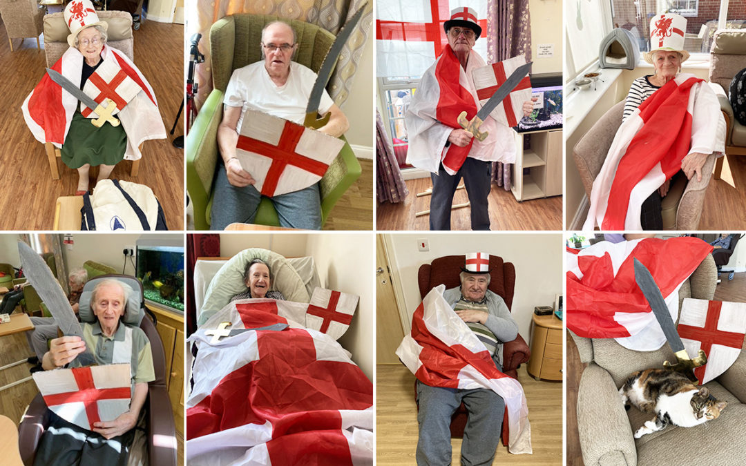 Princess Christian Care Home celebrates St Georges Day