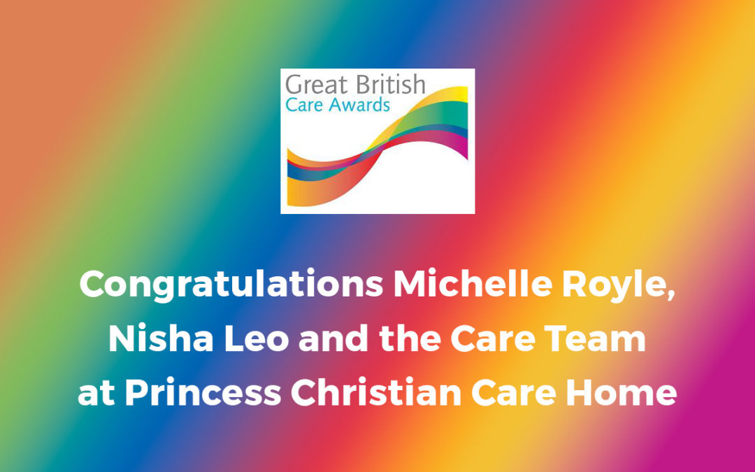 Princess Christian Finalists for The Great British Care Awards 2021