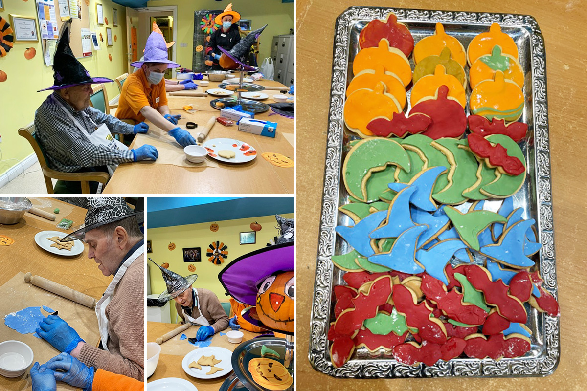 Halloween biscuits at Princess Christian Care Home