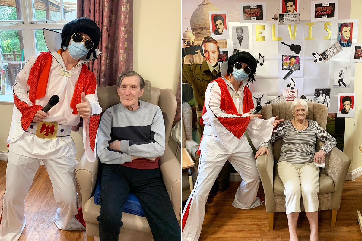 Elvis visits Princess Christian Care Home