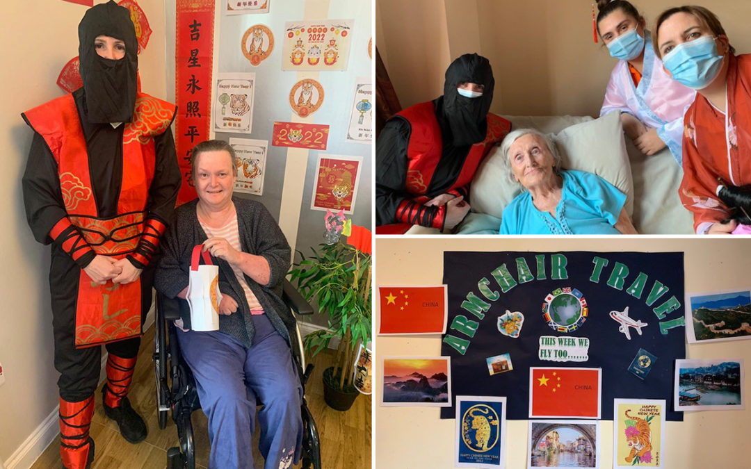 Princess Christian Care Home residents have some fun for Chinese New Year