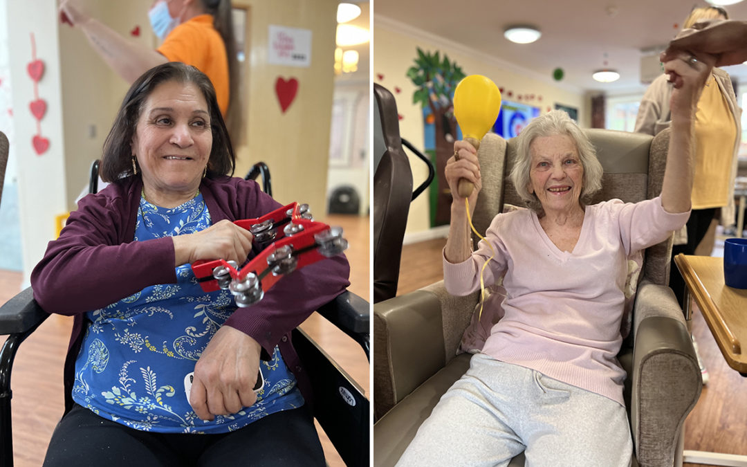 Princess Christian Care Home residents enjoy Boules and a sing along