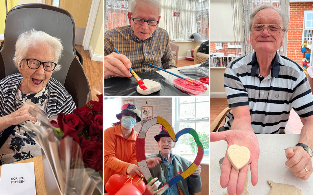 Valentines Day fun at Princess Christian Care Home