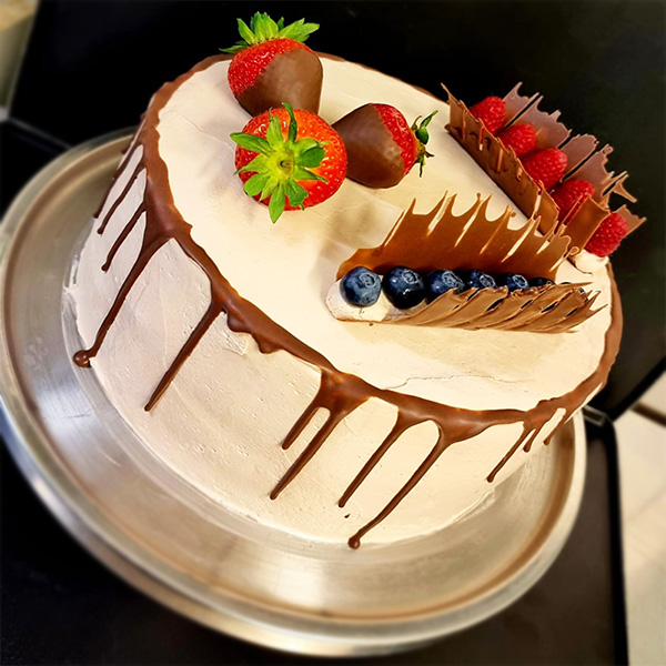 Nutella cake by Chef Cristian at Princess Christian Care Home 