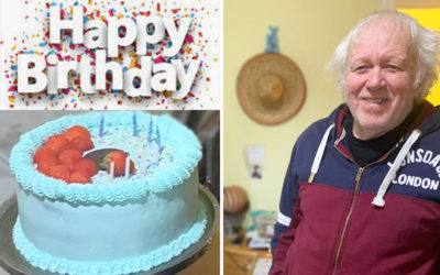 Birthday wishes for Barry at Princess Christian Care Home