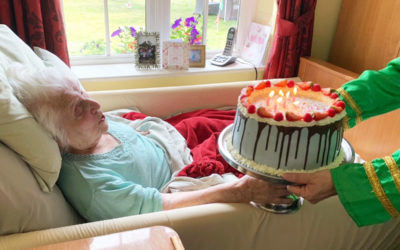 Happy birthday to Betty at Princess Christian Care Home