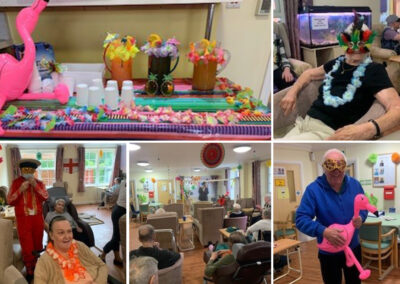 Carnival party at Princess Christian Care Home