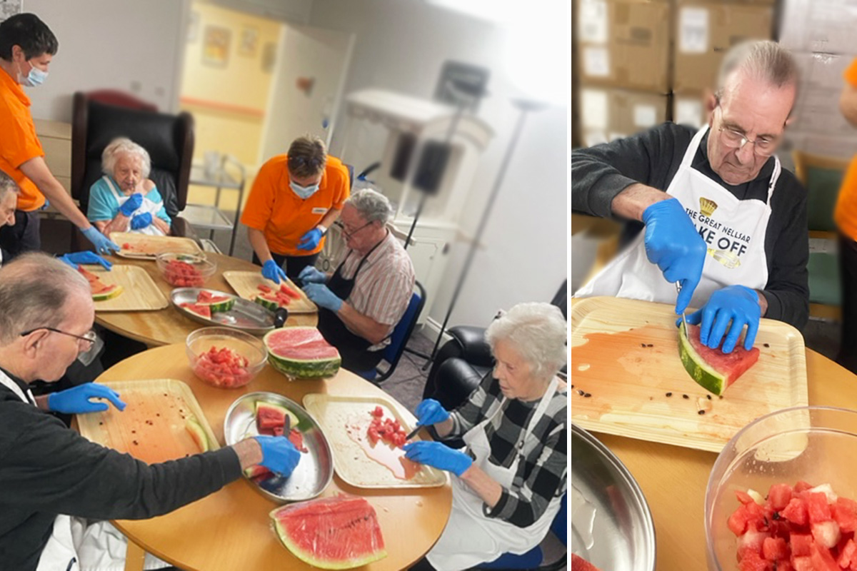 Princess Christian Care Home residents enjoy cooking club