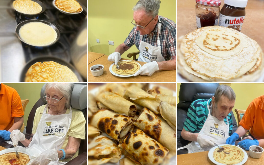 Perfect pancakes for Cooking Club at Princess Christian Care Home