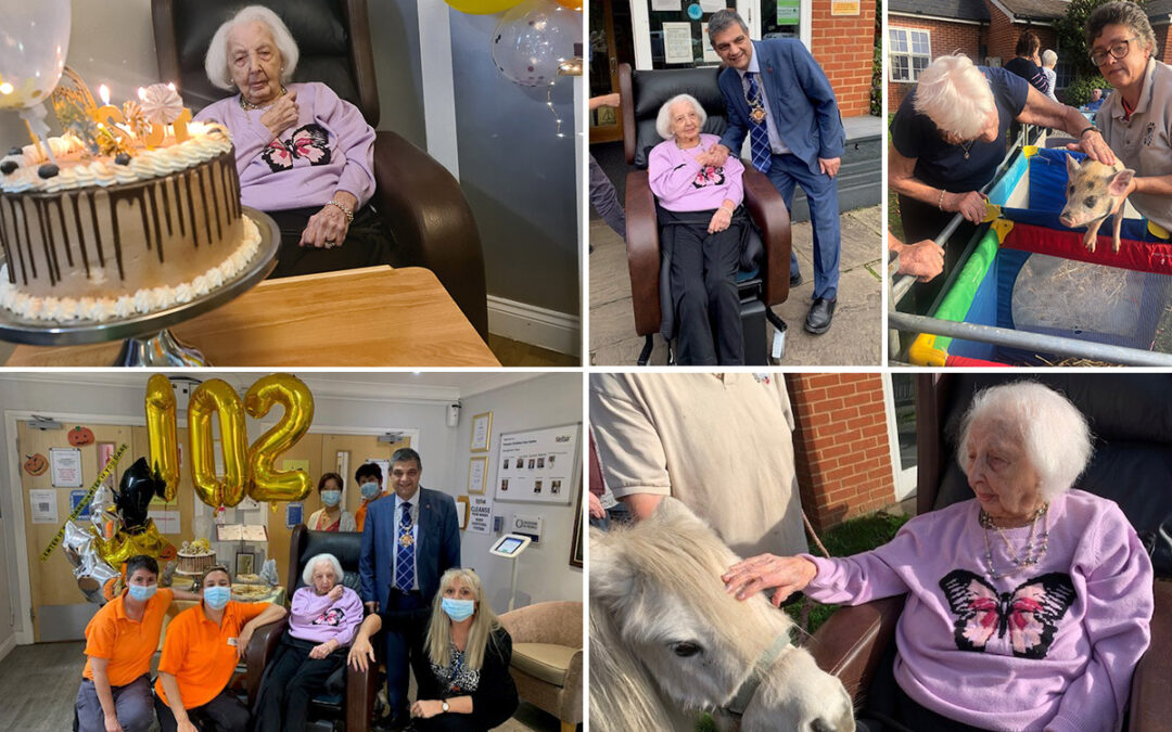 Joyce turns 102 at Princess Christian Care Home