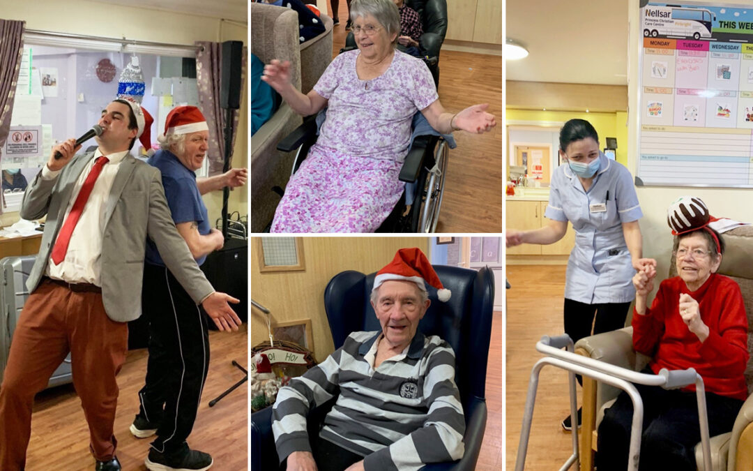 Elf Day with games and music at Princess Christian Care Home