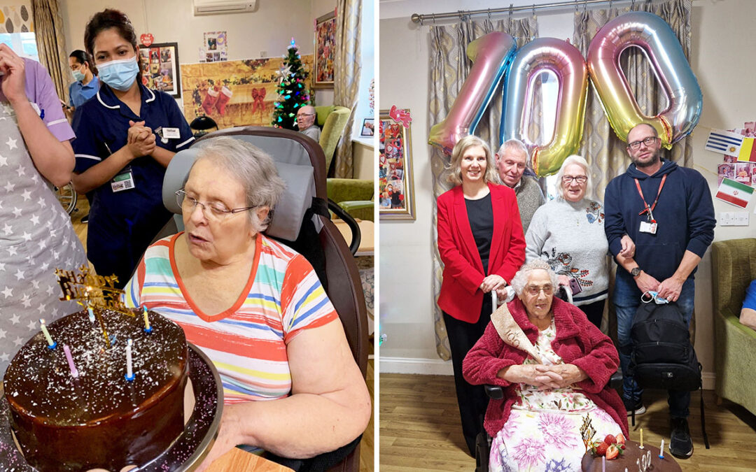 Double birthday celebrations at Princess Christian Care Home