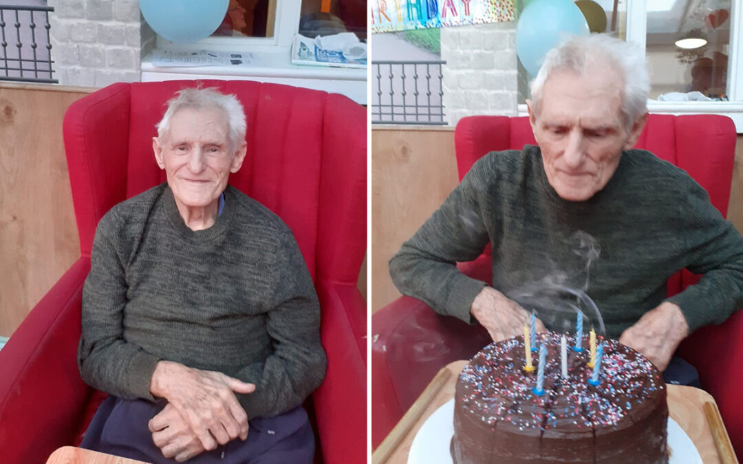 Birthday wishes for Eric at Princess Christian Care Home