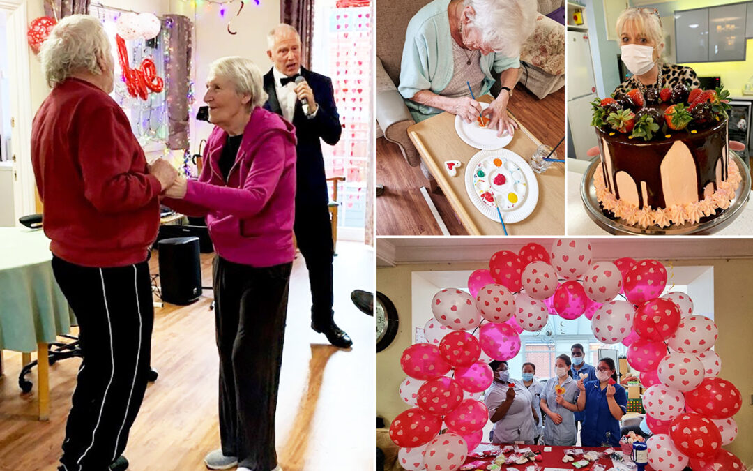 Valentines Day celebrations at Princess Christian Care Home