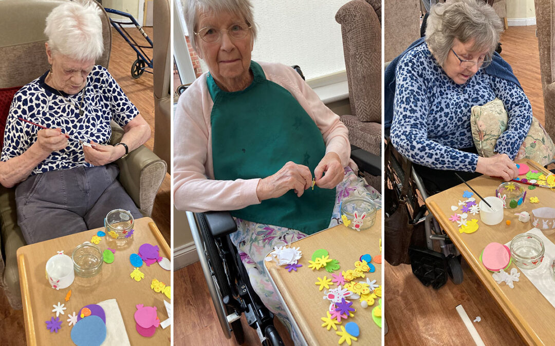 Princess Christian Care Home residents enjoy Easter crafts