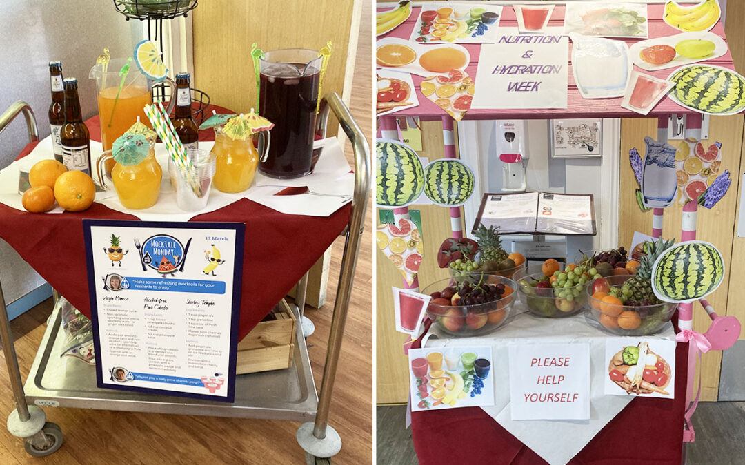 Princess Christian Care Home residents and staff celebrate Nutrition and Hydration Week
