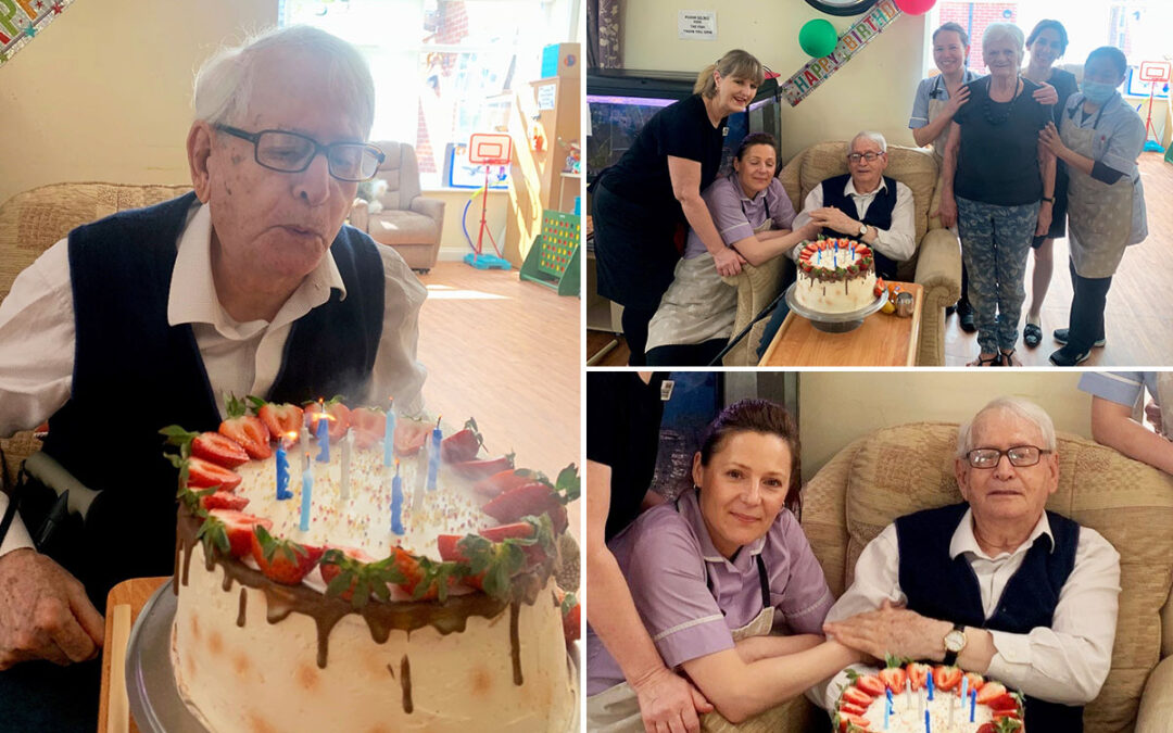 Birthday wishes for Heshmat at Princess Christian Care Home