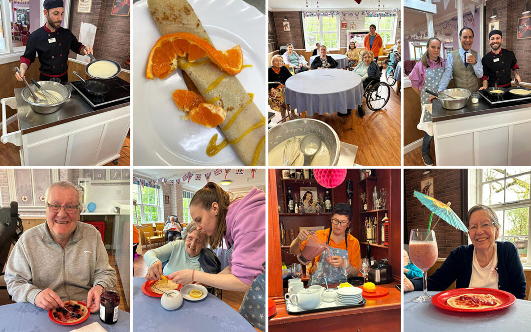 Cooking Club with Bisley residents at Princess Christian Care Home