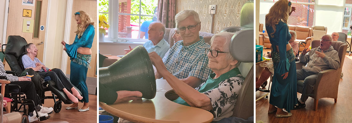 Fathers Day music at Princess Christian Care Home