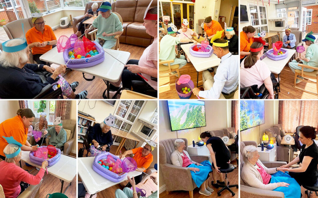 More hippo fun and Namaste pampering at Princess Christian Care Home