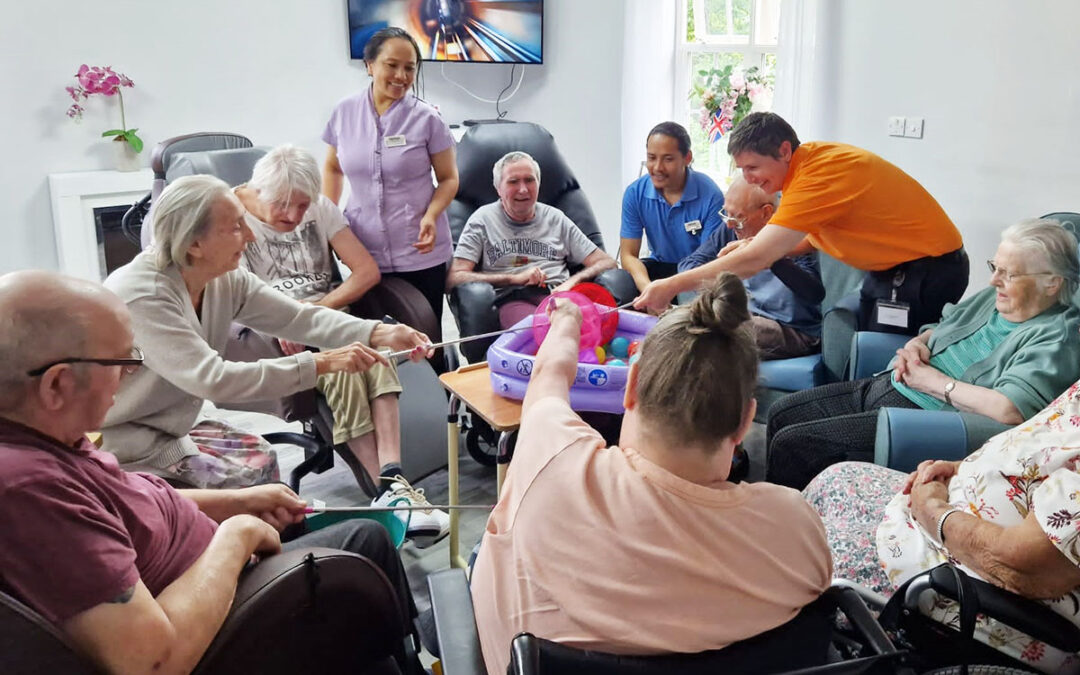 Hungry hippo happiness at Princess Christian Care Home