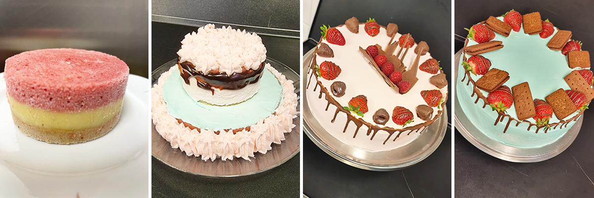 Birthday cakes made at Princess Christian Care Home