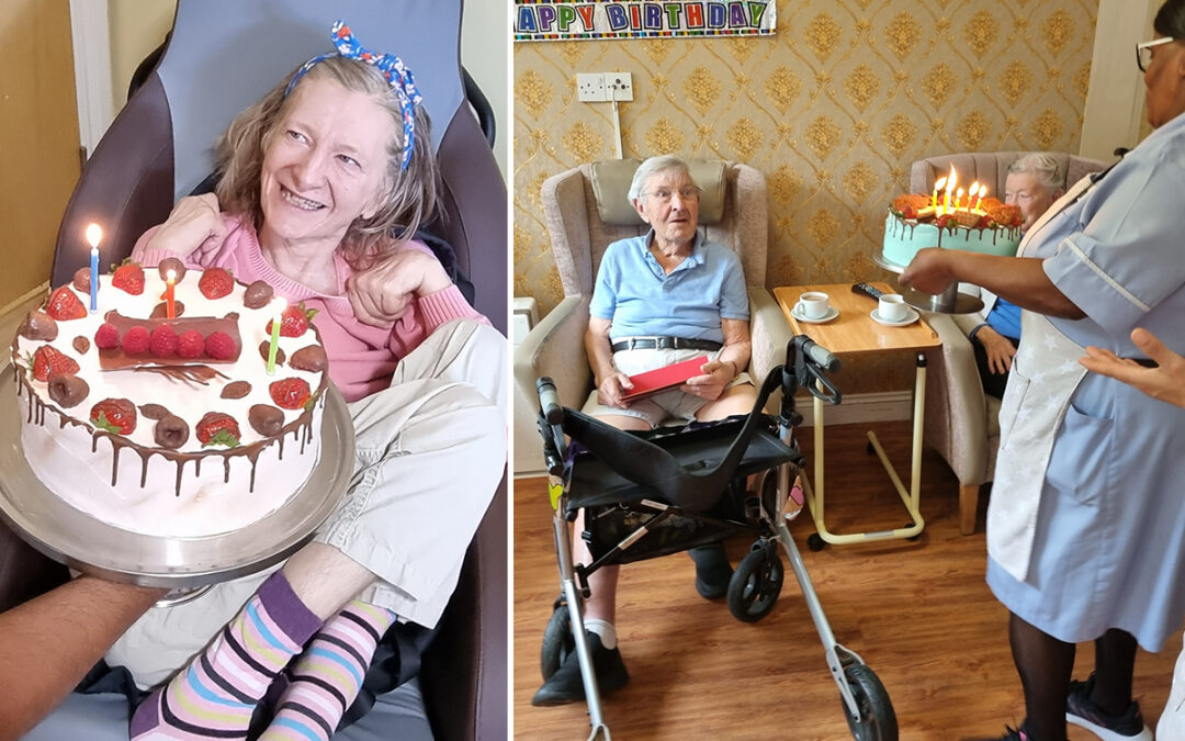 Birthday wishes for Callie and Tony at Princess Christian Care Home