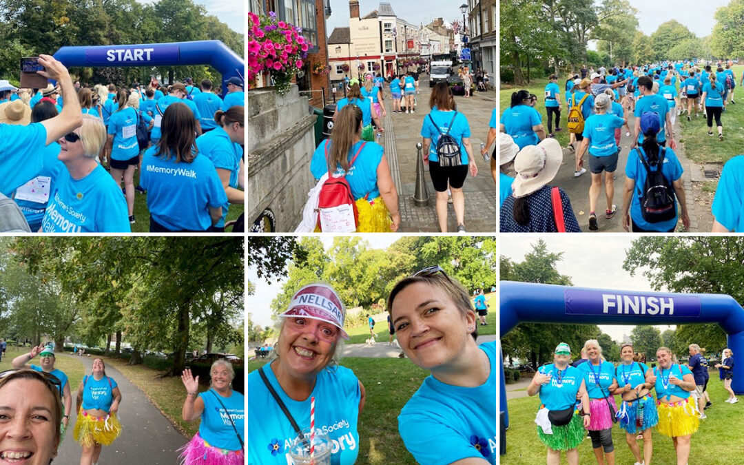 Princess Christian Care Home team takes part in Alzheimers Memory Walk