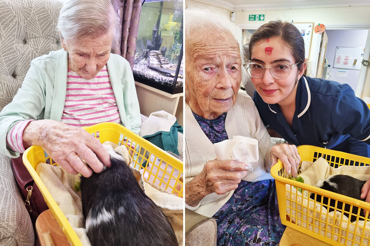 Cookie visit at Princess Christian Care Home