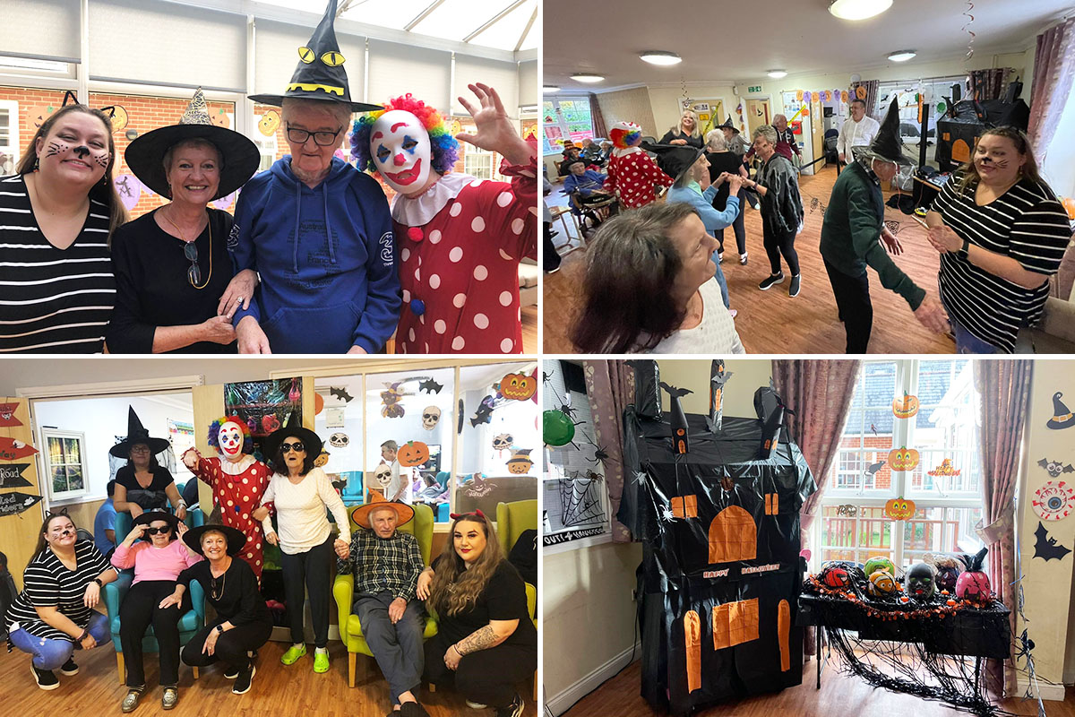 Halloween party at Princess Christian Care Home
