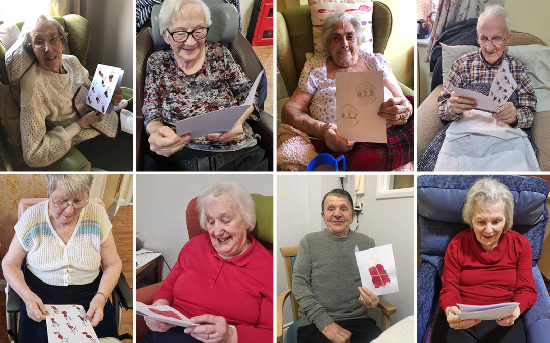 Princess Christian Care Home residents receive Christmas cards from local preschool