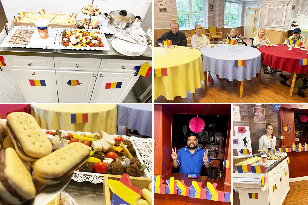 Romanian food tasting at Princess Christian Care Home