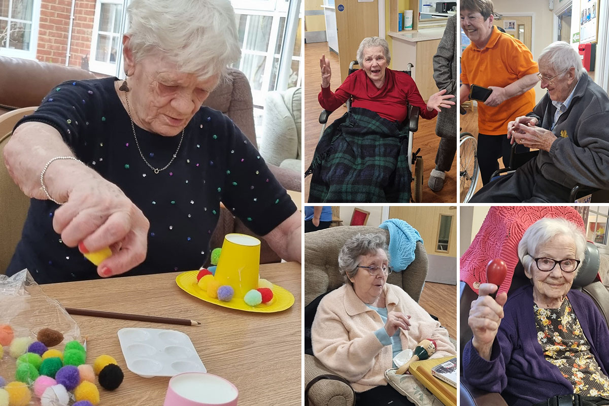 Arts, crafts and music at Princess Christian Care Home