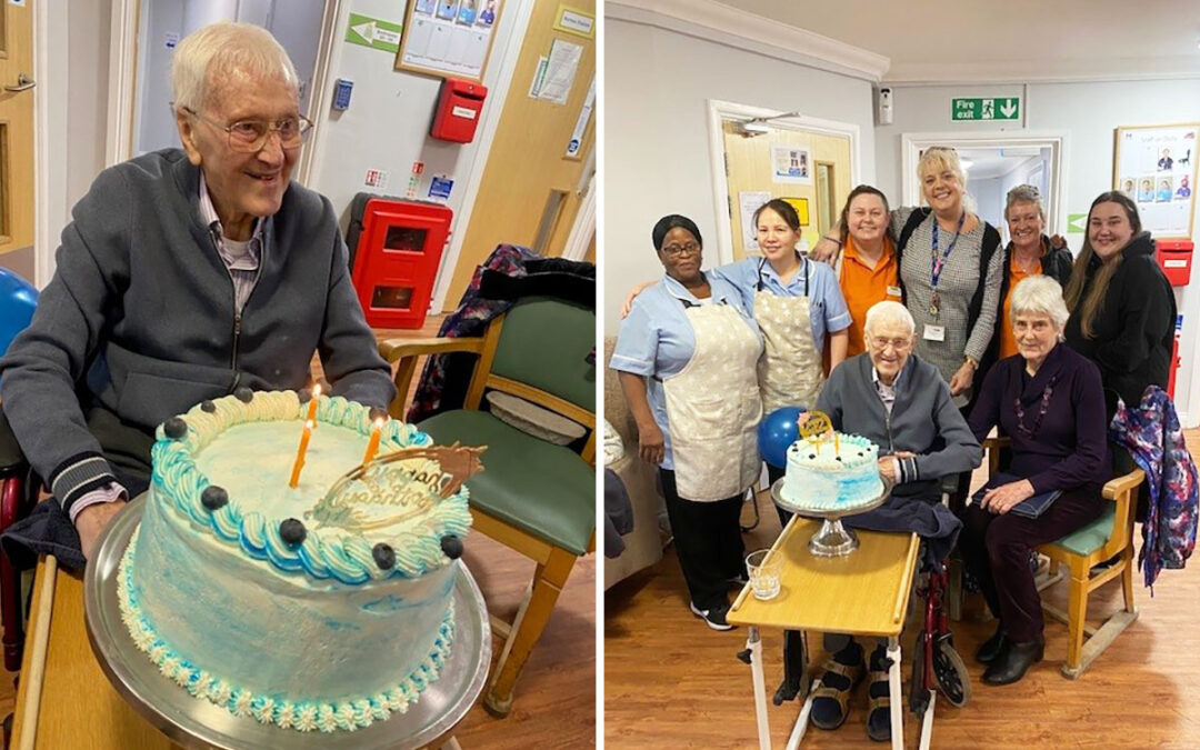 Birthday wishes for Raymond at Princess Christian Care Home