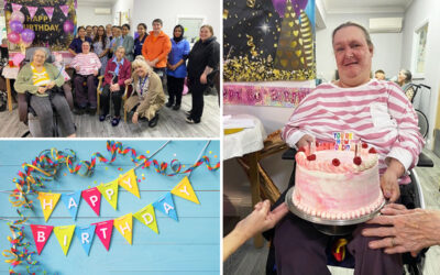 Birthday wishes for Sally at Princess Christian Care Home