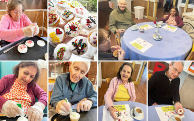 Cake decorating and tea party at Princess Christian Care Home